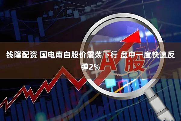 钱隆配资 国电南自股价震荡下行 盘中一度快速反弹2%