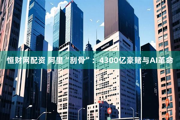 恒财网配资 阿里“刮骨”：4300亿豪赌与AI革命